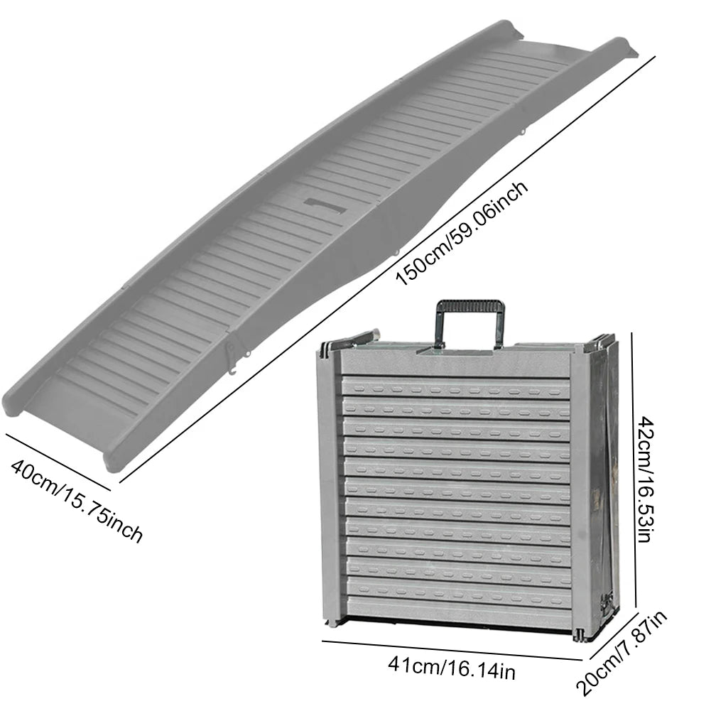 Portable Extra Wide Dog Ramp For Cars And Furniture