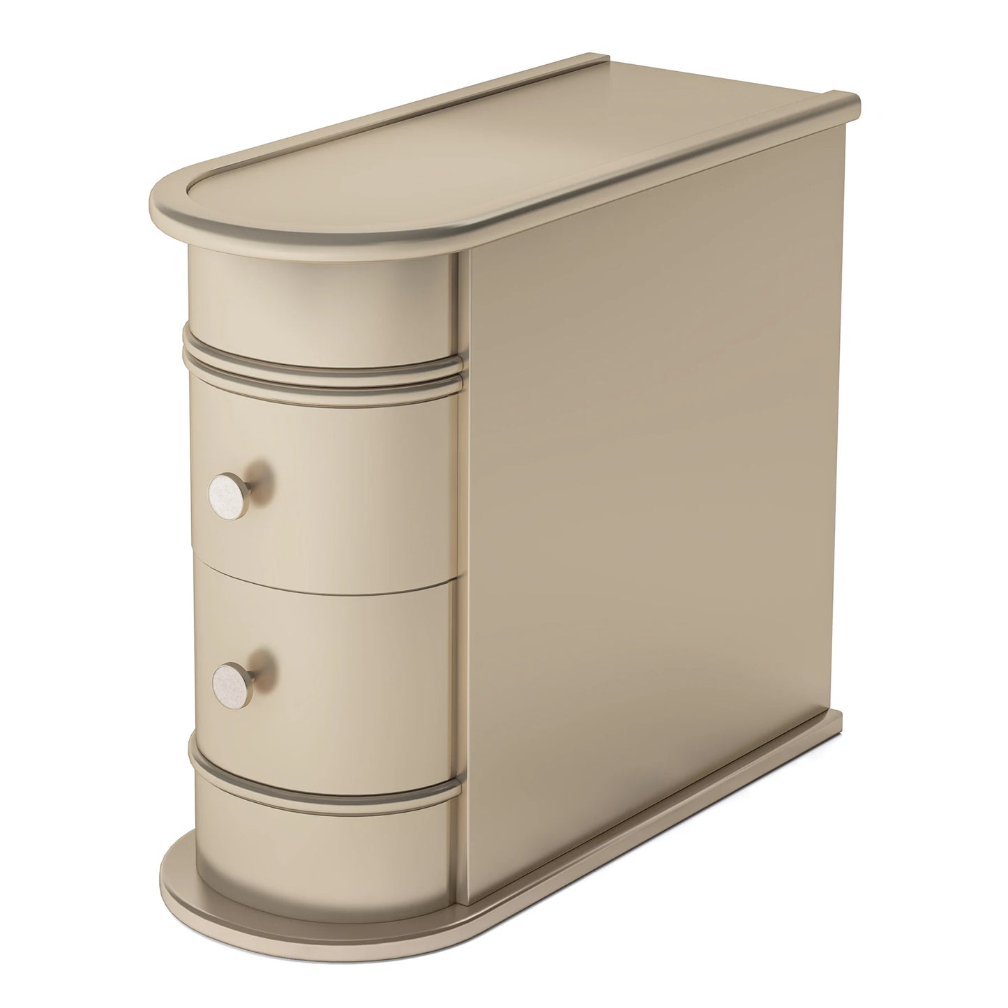 Tribesigns Solid Wood End Table With Drawer For Modern Bedrooms