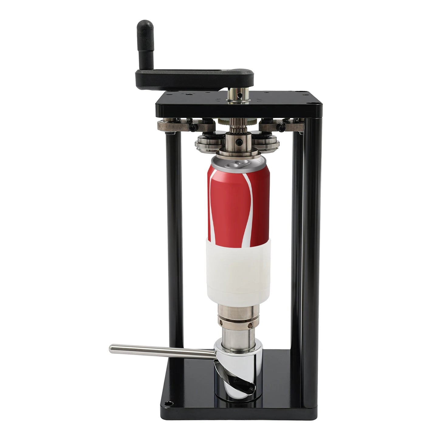Manual Can Sealer, 10 Pcs/min Aluminum Can Seamer, Stainless Steel Can Sealing Machine For Sealing PET & Aluminum Cans