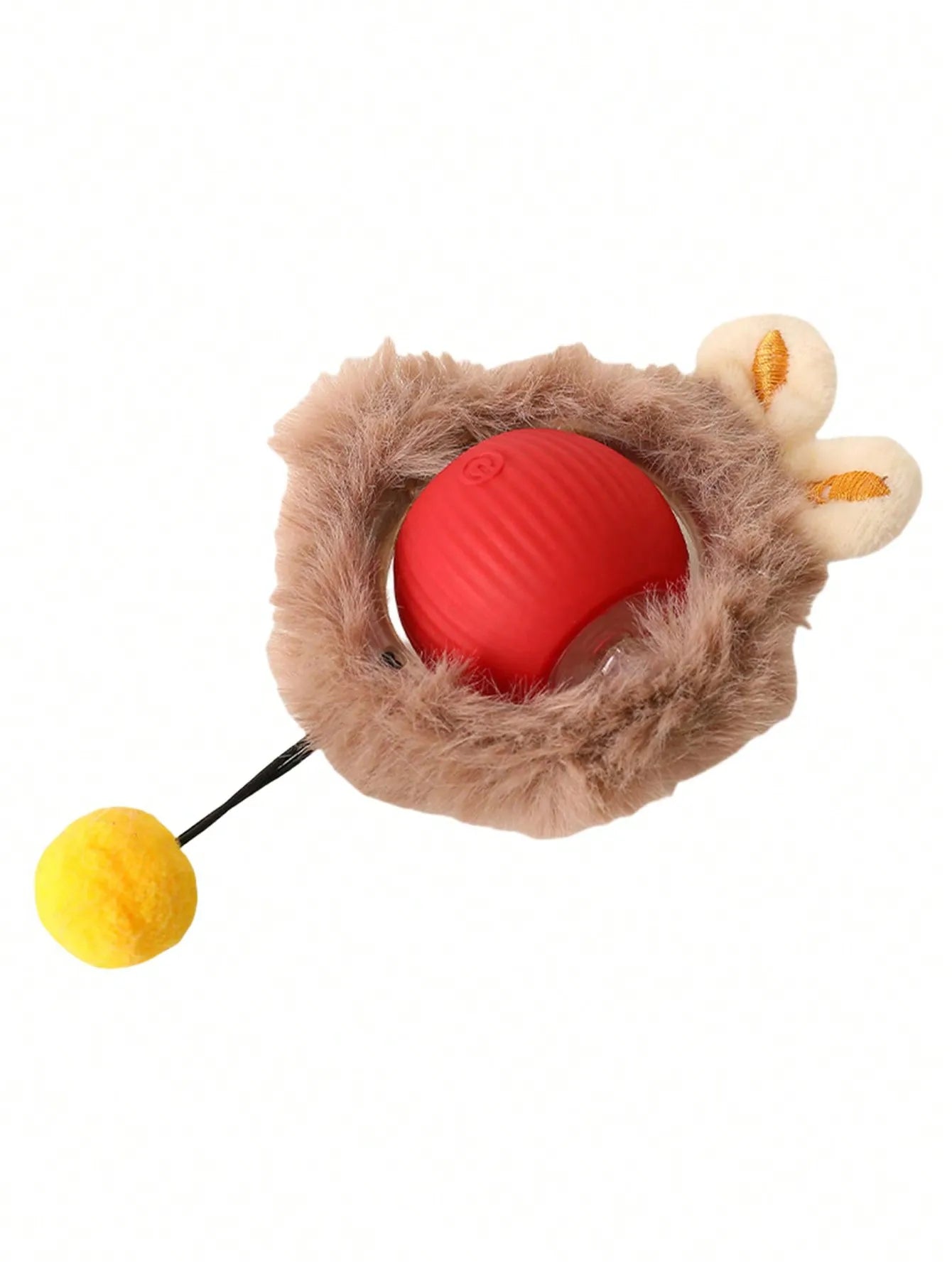 Electric Rechargeable Cat Ball Toy With LED Chasing Light