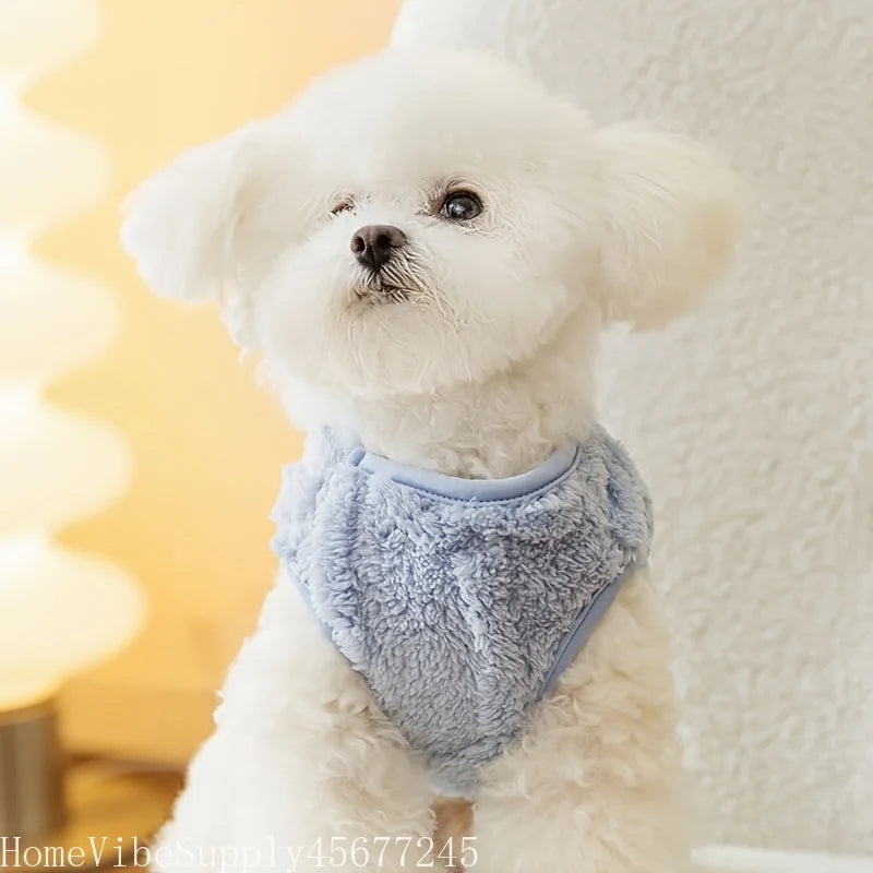 Soft Fleece Pull-On Pet Vest for Dogs and Cats Clothing