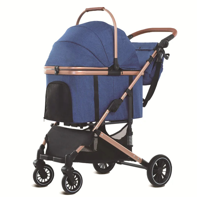 Abdo Lightweight Foldable Pet Stroller For Dogs And Cats