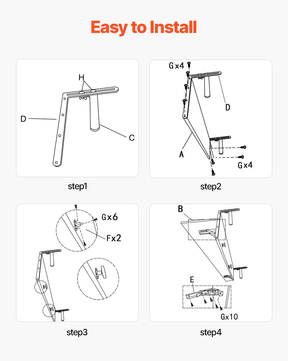 Foldable Balcony Railing Serving Table For Outdoor Use