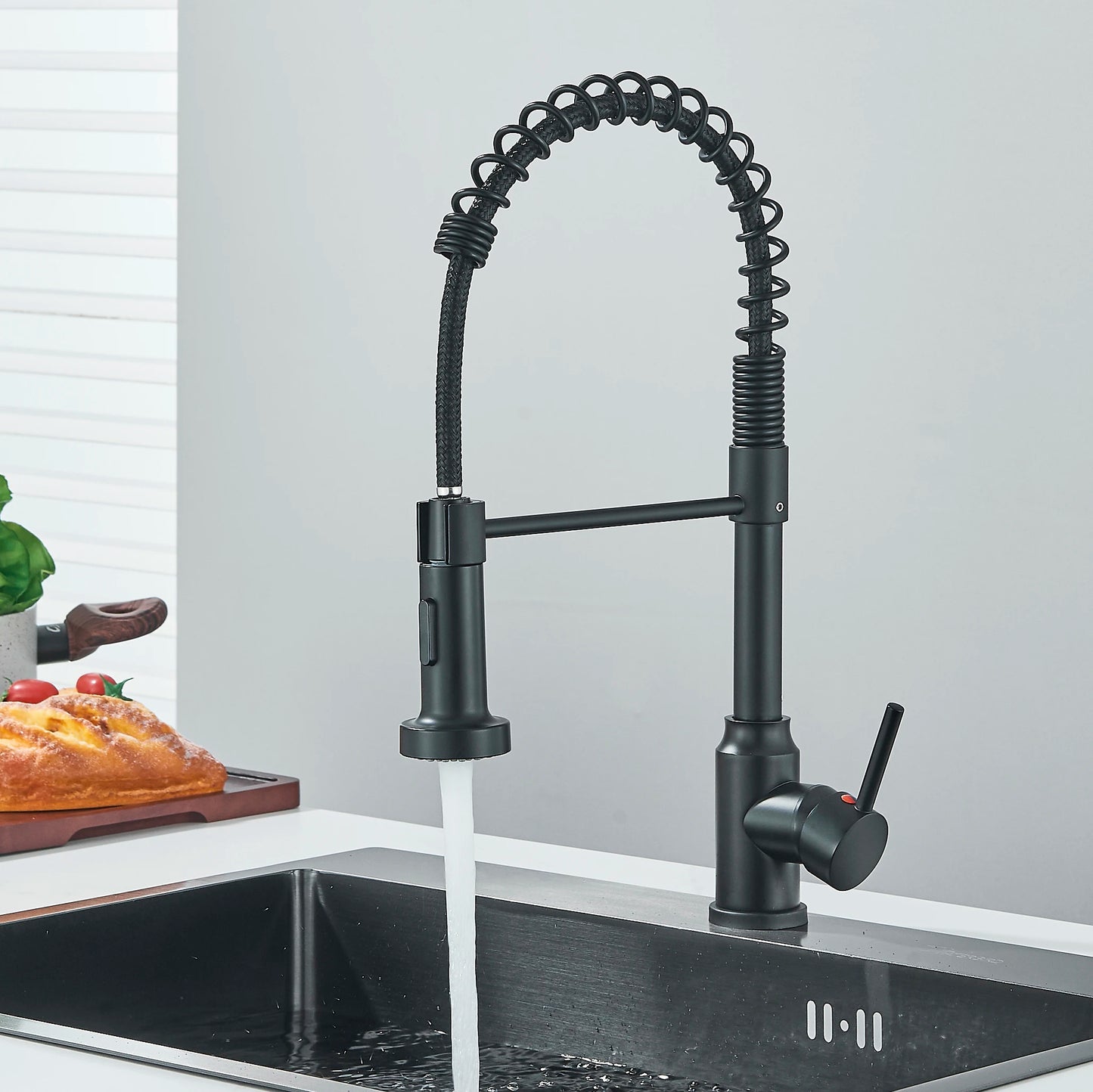 Removable Gourmet Kitchen Faucet 2 Modes Sprayer Rotatable Deck Mount Single Handle Cold Hot Water Mixer Kitchen Sink Crane