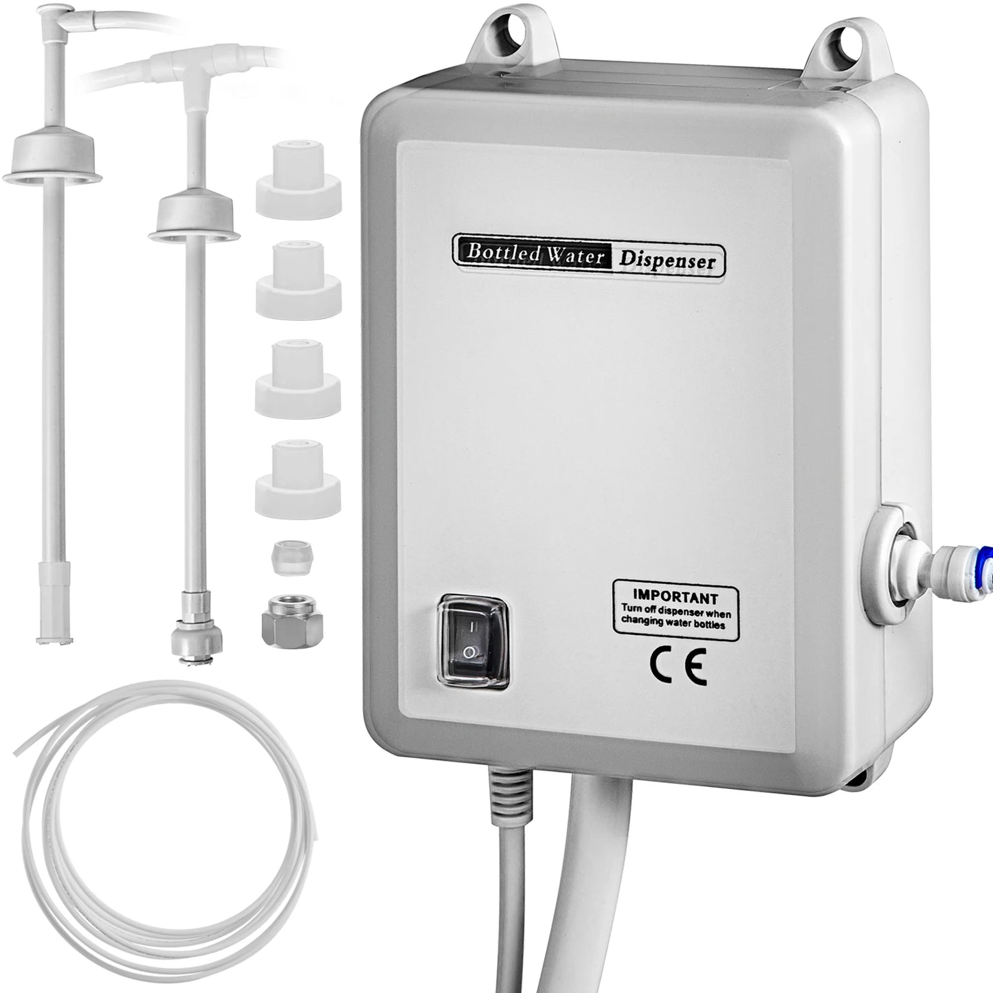 SucceBuy Water Bottle Dispenser Pump System Filter Softener Single/Double Pipe Reverse Osmosis Equipment for Ice Maker