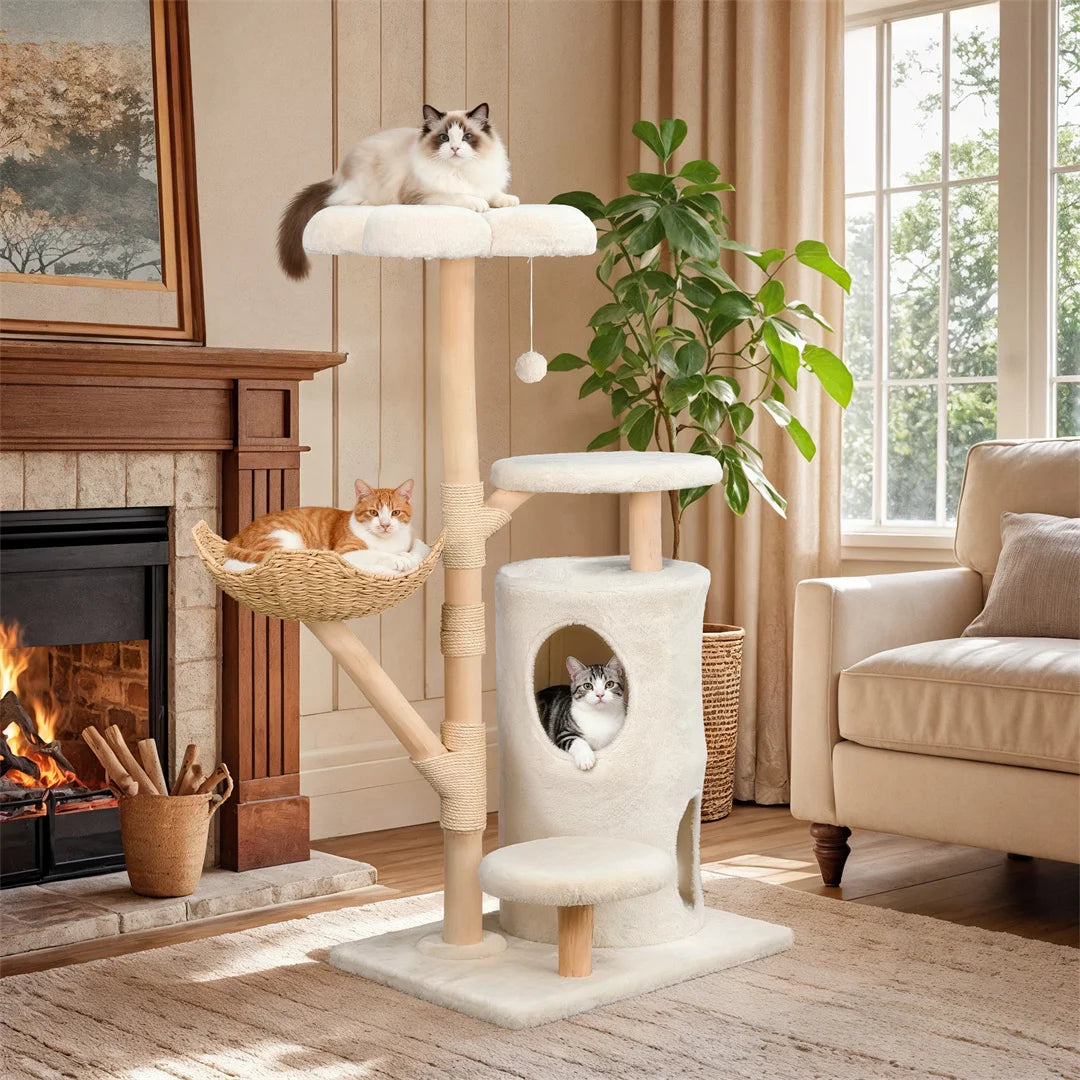 Bingopaw Multi Level Cat Tree With Sisal Scratching Posts